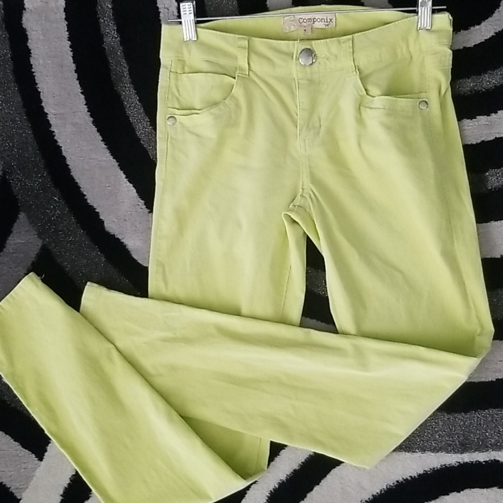 Corduroy Skinny Jeans 3/4